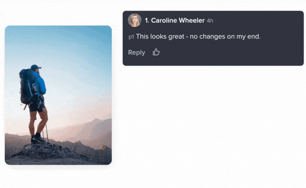 Ziflow Discussion Thread Screenshot