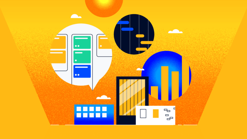 illustration of enterprise project management software screens and features for how much does enterprise project management software cost