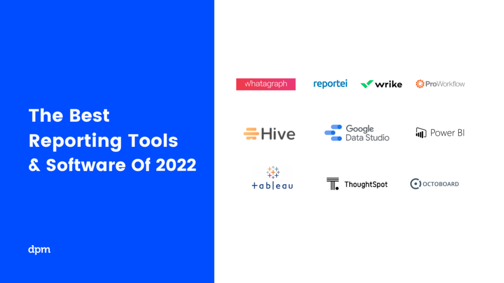 best reporting tools and software logos list