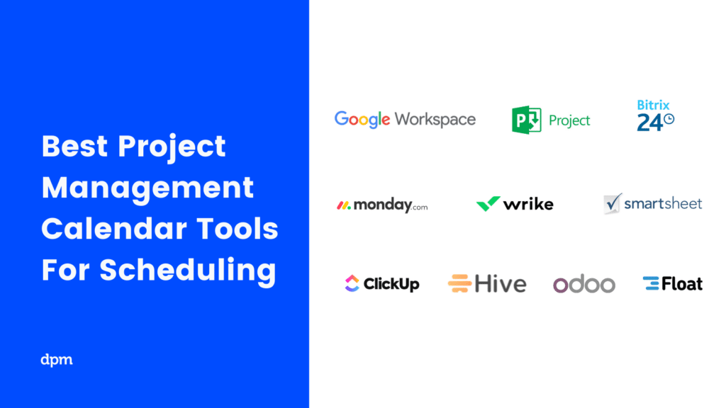 project management calendar logos list