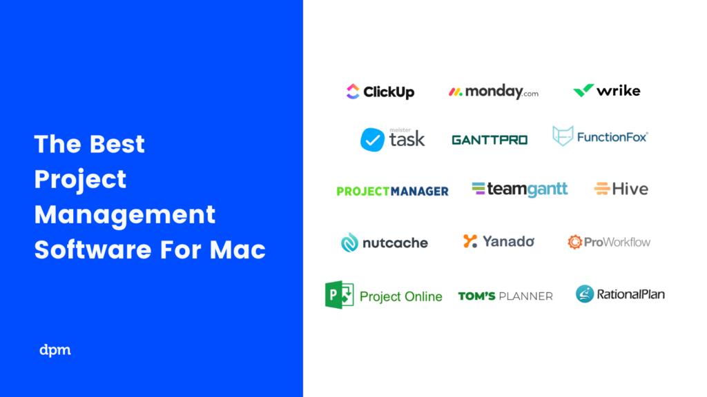 project management software for mac logos list