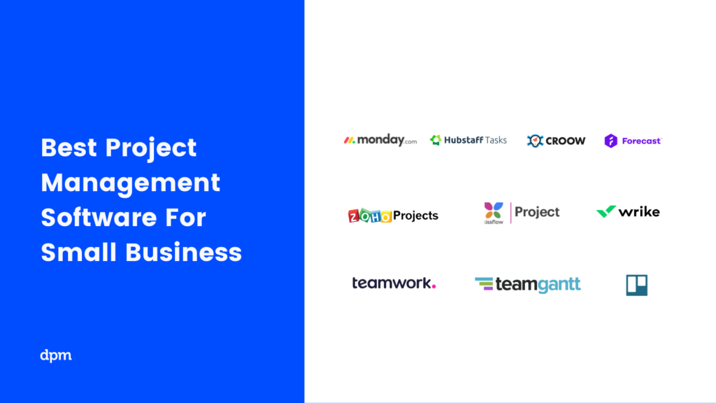project management software for small business logos list