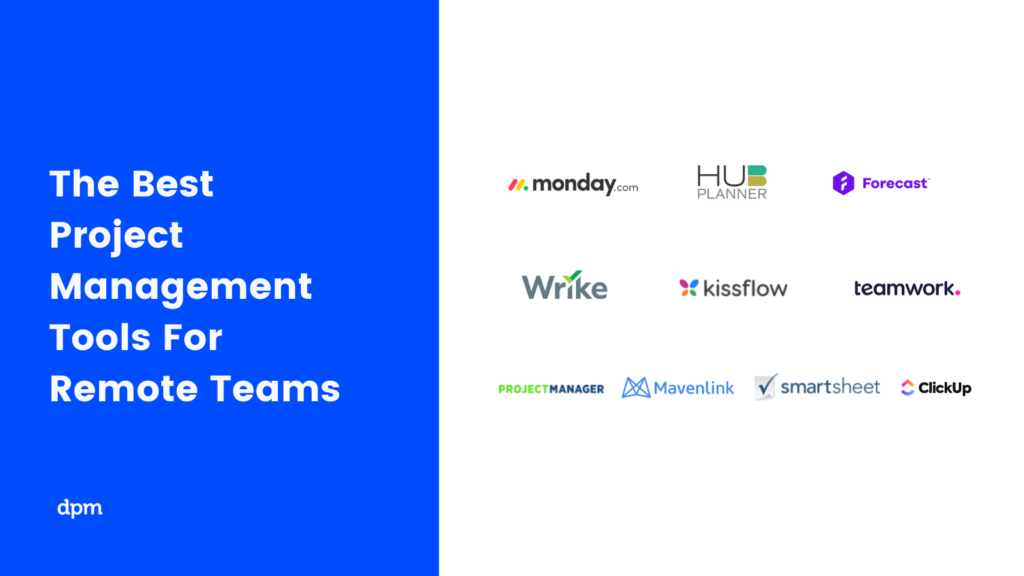 project management tools for remote teams logos list