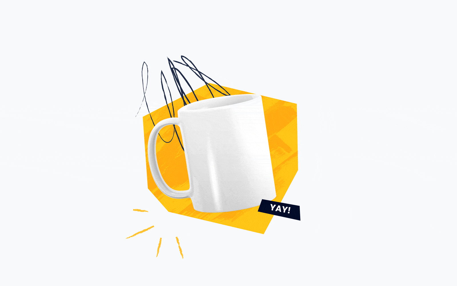 gif of the finished mug in the value stream example