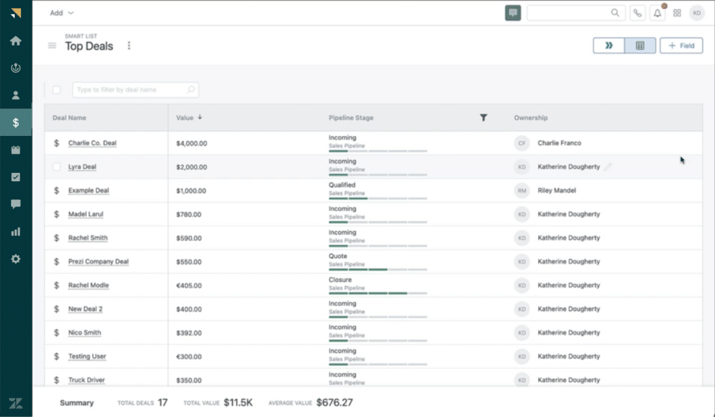 crm in zendesk