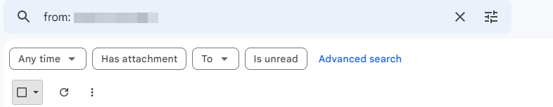 gmail search result screenshot