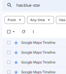 searching emails for a specific identifier screenshot