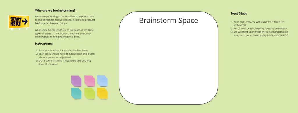 miro set up space screenshot