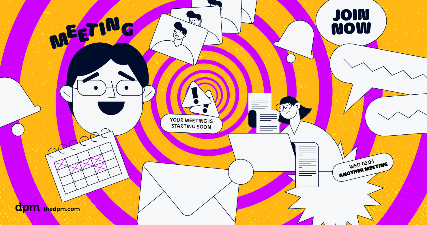 a barrage of notifications and icons for messages and to-dos