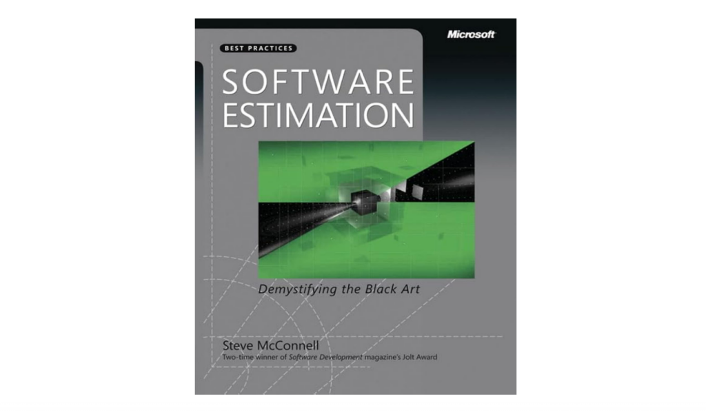 Software Estimation: Demystifying the Black Art software project management book