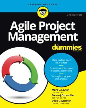 Agile Project Management For Dummies, agile project management book