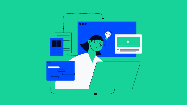 project manager at a computer for how to become a project manager without experience