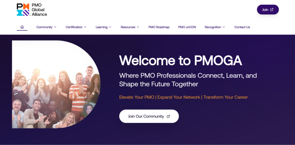 PMOGA homepage