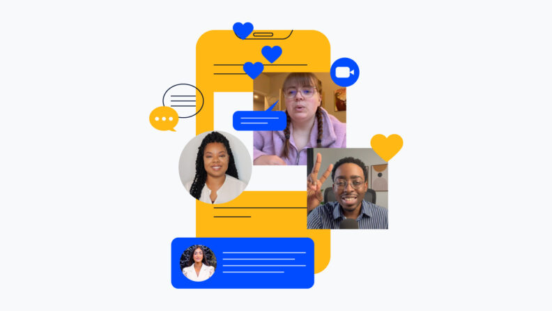 mobile device with project managers to follow on tiktok and instagram