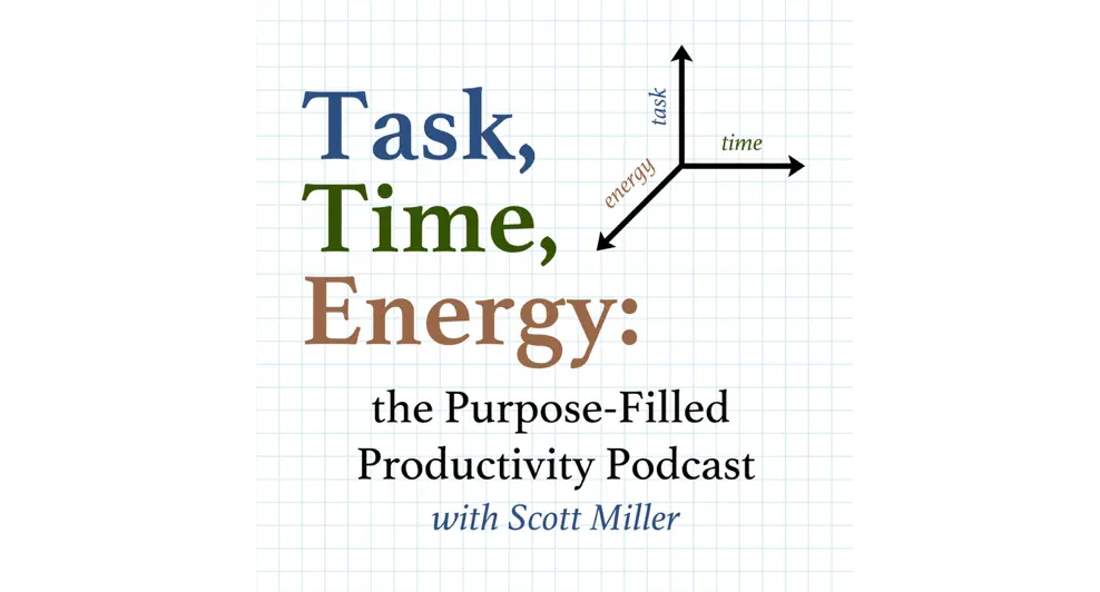 Task, Time, Energy: The Purpose-Filled Productivity Podcast, podcast cover