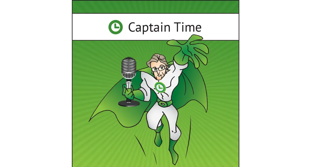 Time Management Tips from Captain Time podcast cover