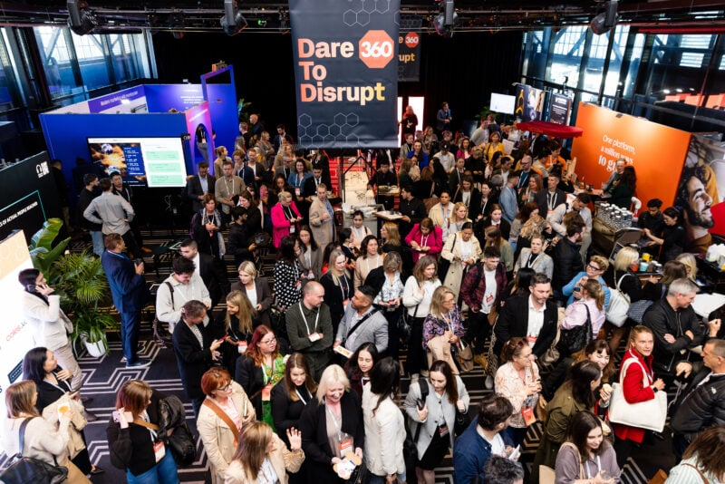 Participants gathering at Mumbrella360