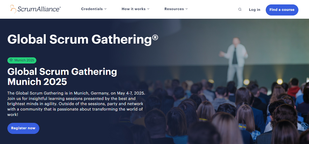 Global Scrum Gathering, an agile conference
