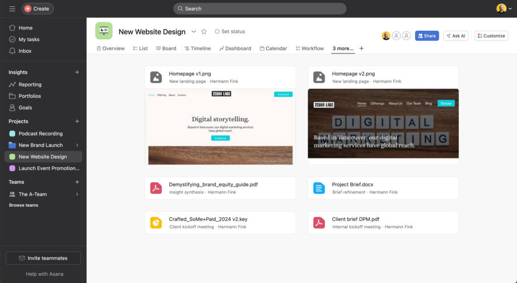 asana files screenshot