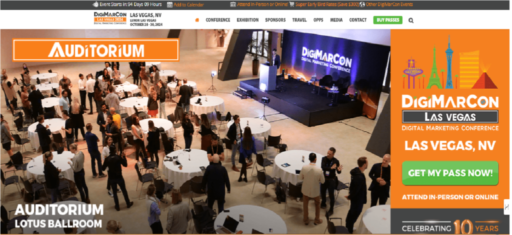 DigiMarCon home page