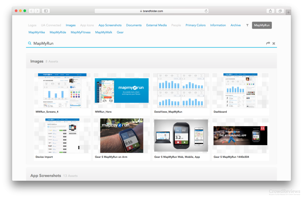 brandfolder scalability and team size screenshot