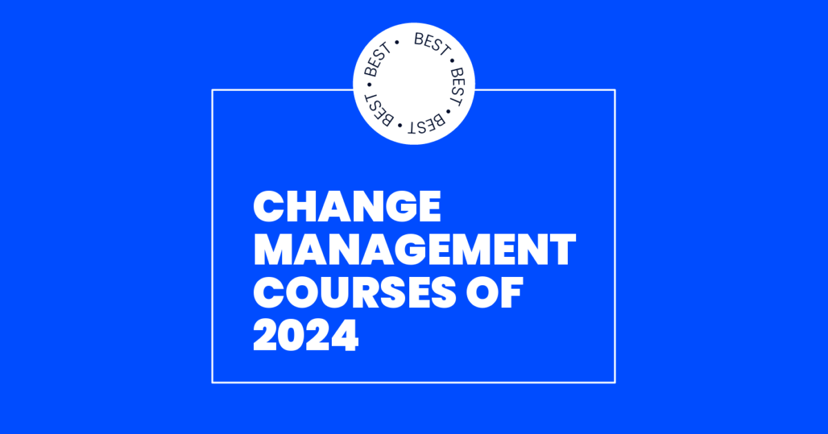 Best Change Management Courses