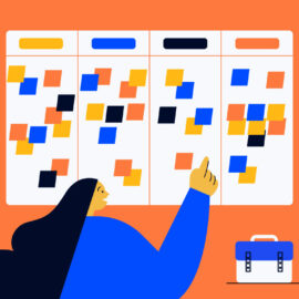 project manager doing kanban capacity planning