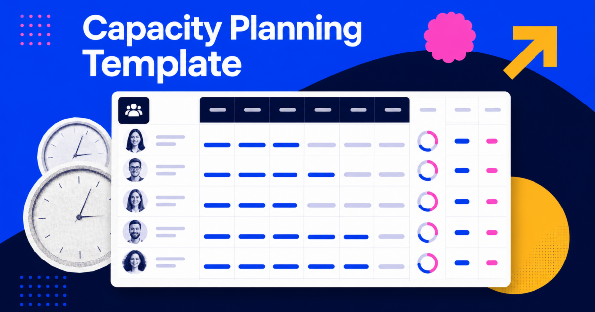 Multicab Capacity Template Capacity Planning Template: Plan Team Workloads Faster