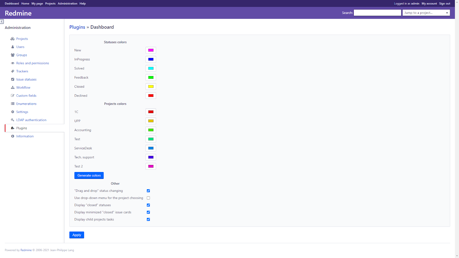 Redmine's scalability and team size capabilities