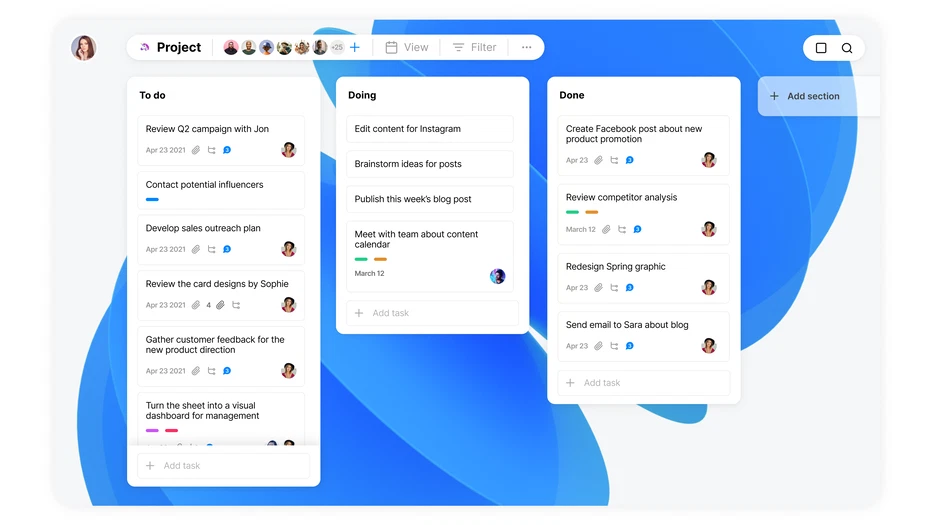 Any.do industry features screenshot
