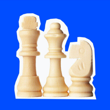 chess pieces on a blue background for resource allocation problems