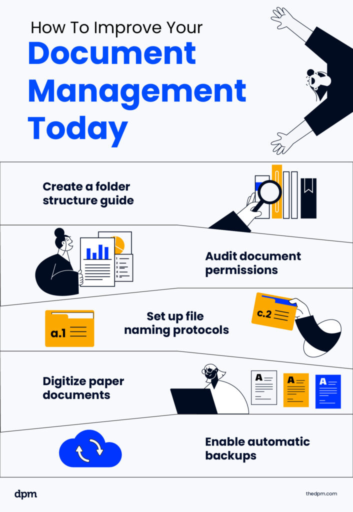 Steps for improving document management