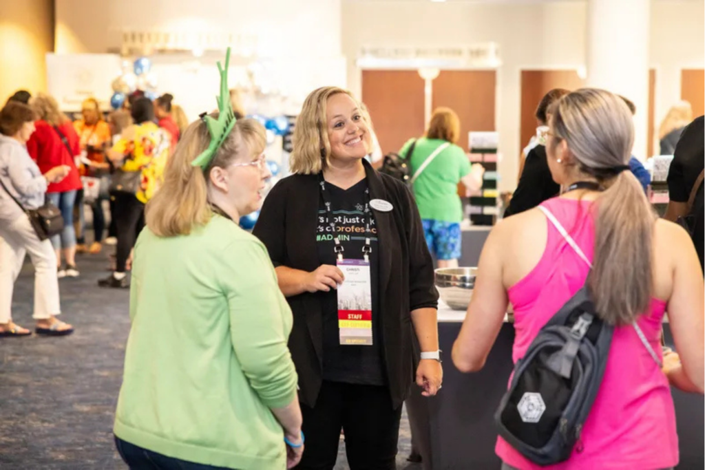 Delegates networking at the IAAP Summit 2025