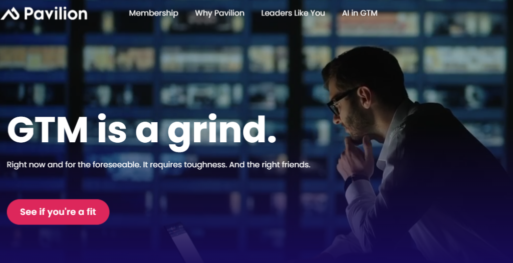 Pavilion community homepage