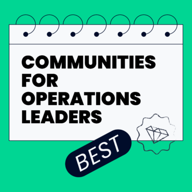 Communities for operations leaders best events 44845