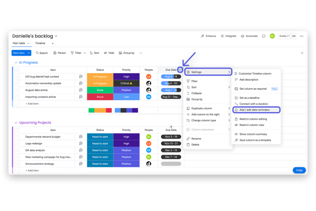 Step 6: Set automations around close dates and stalled progress