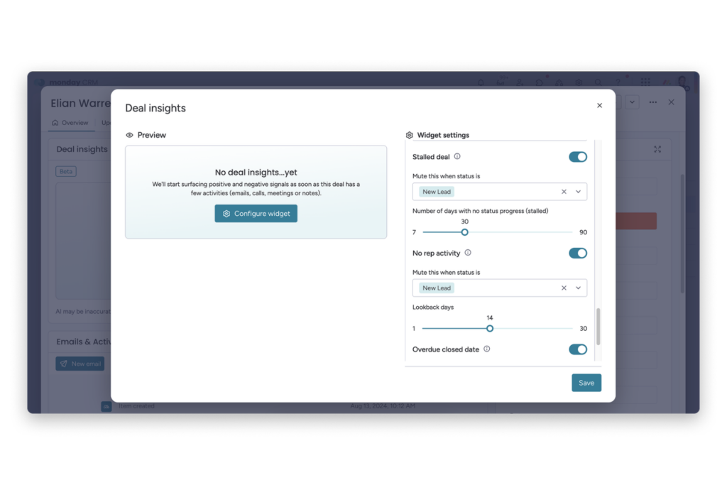 Step 5: Customize Thresholds and Lookback Windows